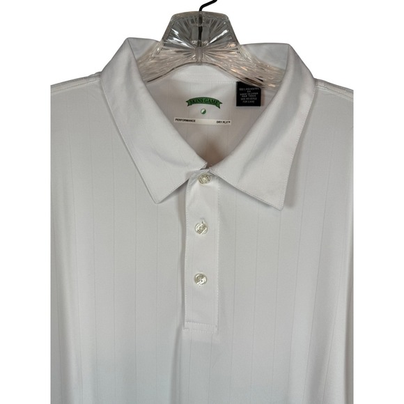 SKINS GAME Performance Dry Ply Golf Polo, Bright White, Size Medium - Picture 7 of 7